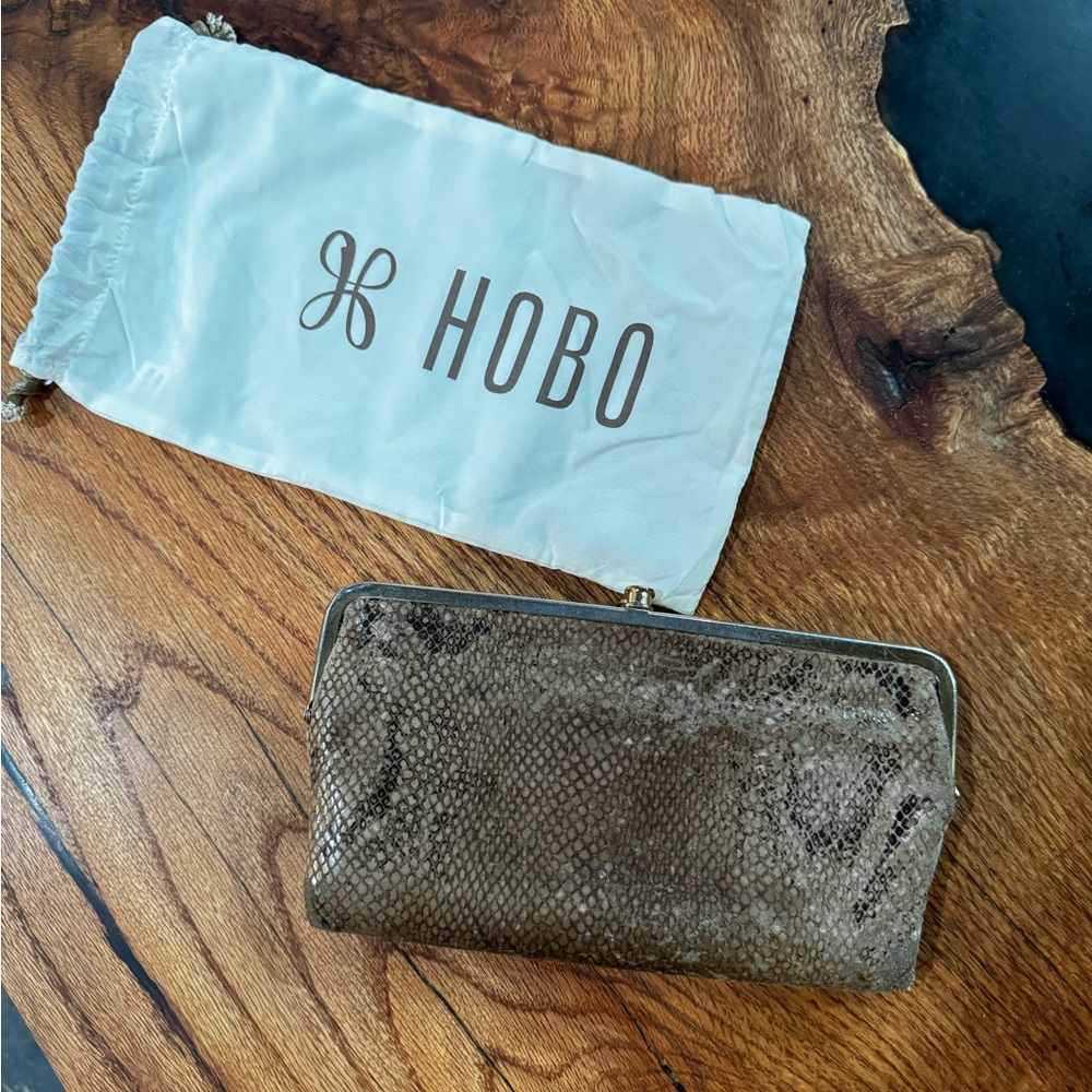 Snakeskin Hobo Lauren Wallet